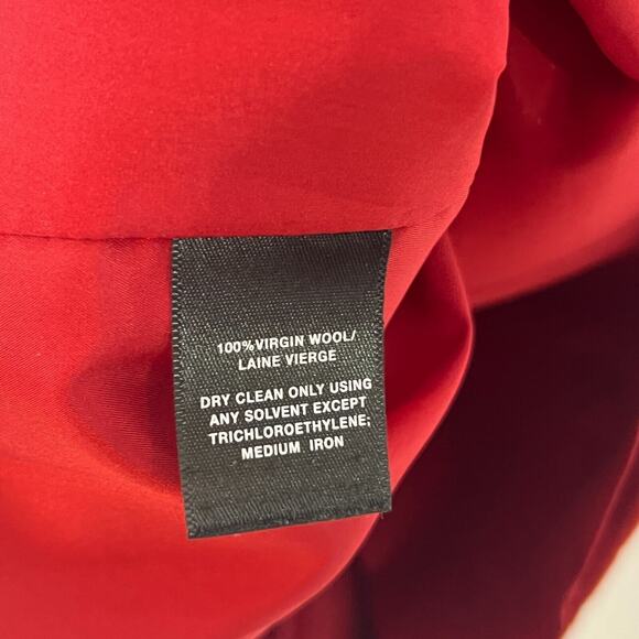 Lafayette 148 Women's Red Sleeveless Sheath Dress Size 2 - Picture 5 of 10